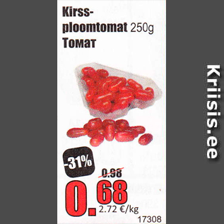 Allahindlus - Kirss-ploomtomat 250 g