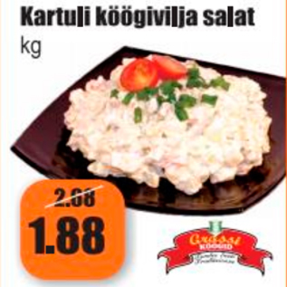 Allahindlus - Kartuli köögivilja salat kg