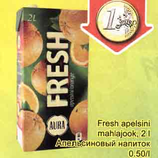 Allahindlus - Frеsh apelsini mahlajook,2l