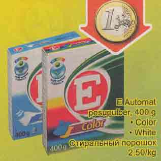 Allahindlus - E Automat pesupulber,400 g . Color . Whiite