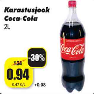 Allahindlus - Karastusjook Coca-Cola 2L