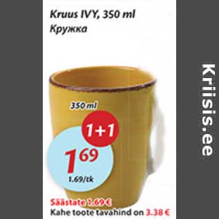 Allahindlus - Kruus IVY, 350 ml