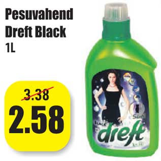 Allahindlus - Pesuvahend Dreft Black 1L