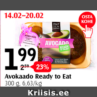 Allahindlus - Avokaado Ready to Eat 300 g