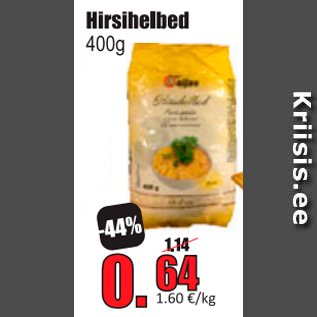 Allahindlus - Hirsihelbed 400 g