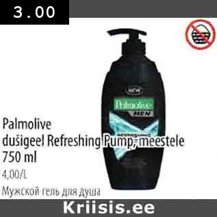 Allahindlus - Palmolive dušigeel Refreshing Pump, meestele 750 ml