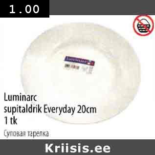 Allahindlus - Luminarc supitaldrik Everyday 20сm 1tk