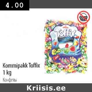 Allahindlus - Kommipakk Toffix 1 kg