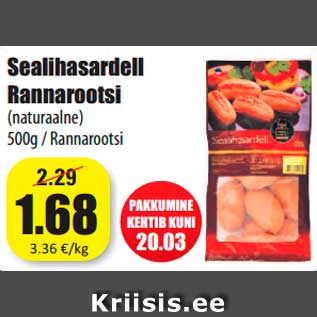 Allahindlus - Sealihasardell Rannarootsi