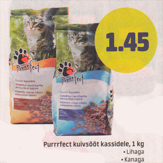 Allahindlus - Purrrfeсt kuivsööt kassidele, 1 kg