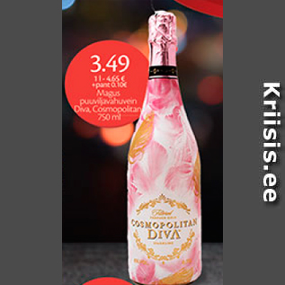 Allahindlus - Magus puuviljavahuvein Diva, Cosmopolitan 750 ml