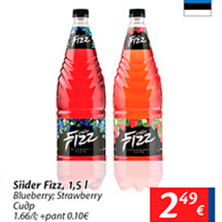 Allahindlus - Siider Fizz, 1,5 l