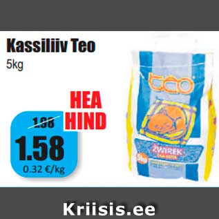 Allahindlus - Kassiliiv Teo 5kg