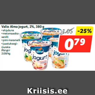 Allahindlus - Valio Alma jogurt, 2%, 380 g