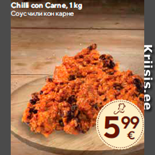 Allahindlus - Chilli con Carne, 1 kg