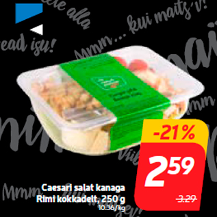 Allahindlus - Caesari salat kanaga Rimi kokkadelt, 250 g