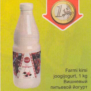 Allahindlus - Fаrmi kirsi joogijogurt, 1 kg