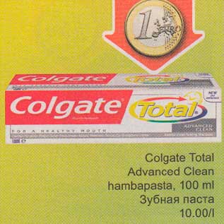 Allahindlus - Colgate Total Advanced С|еаn hambapasta, 100 ml