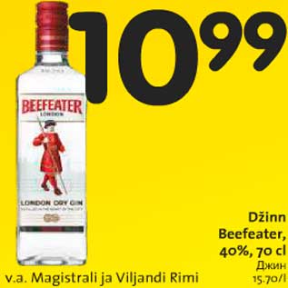 Allahindlus - Džinn Beefeater