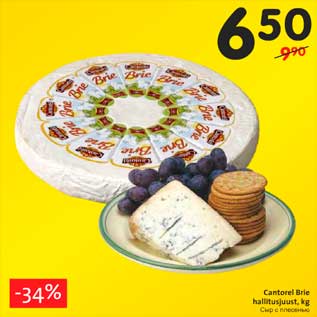 Allahindlus - Cartorel Brie hallitusjuust, kg