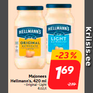 Allahindlus - Majonees Hellmann