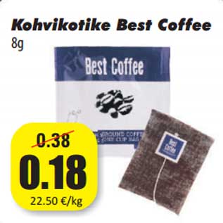 Скидка - Пакетик кофе Best Coffee