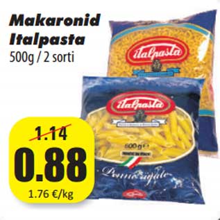 Allahindlus - Makaronid Italpasta