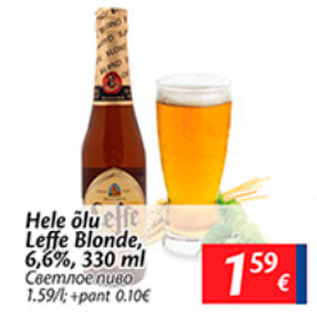 Allahindlus - Hele õlu Leffe Blonde