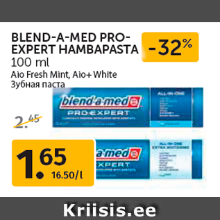 Allahindlus - BLEND-A-MED PROEXPERT HAMBAPASTA 100 ml