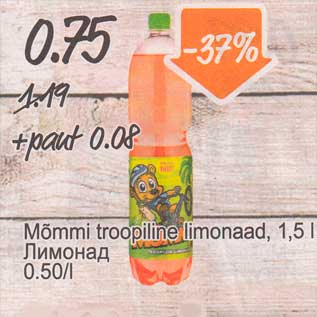 Allahindlus - Mõmmi troopiline limonaad, 1,5 l