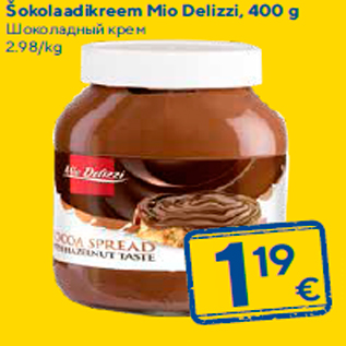 Allahindlus - Šokolaadikreem Mio Delizzi, 400 g