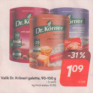 Allahindlus - Valik Dr. Kröneri galette, 90-100 g