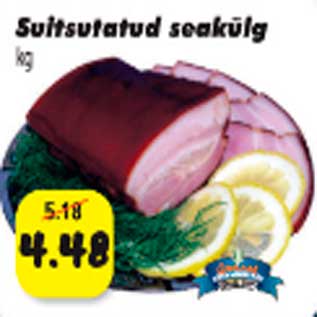 Allahindlus - Suitsutatud seakülg kg