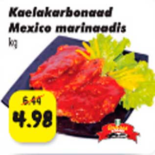 Allahindlus - Kaelakarbonaad Mexico marinaadis kg