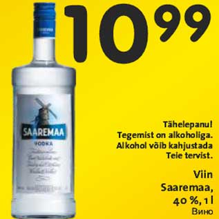 Allahindlus - Viin Saaremaa,