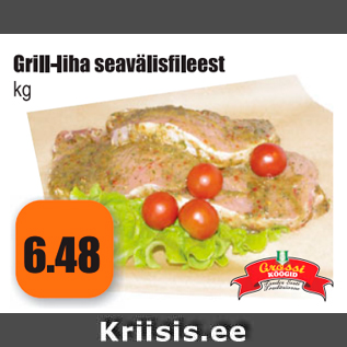 Allahindlus - Grill-liha seavälisfileest kg