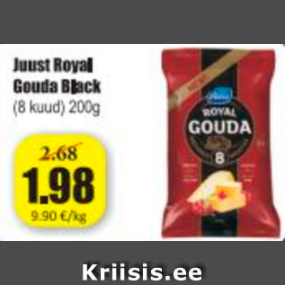 Allahindlus - Juust Royal Gouda Black