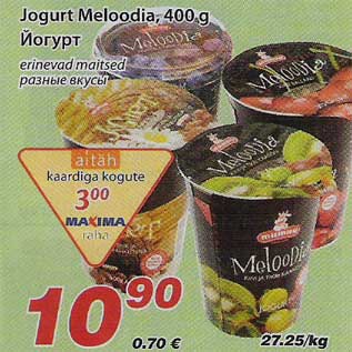 Allahindlus - Jogurt Meloodia