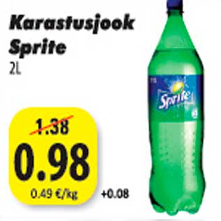 Allahindlus - Karastusjook Sprite 2L