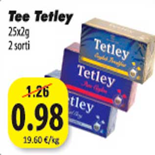 Allahindlus - Tee Tetley 25x2g 2sorti