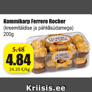 Allahindlus - Kommikarp Ferrero Rocher