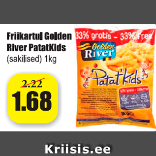 Allahindlus - Friikartul Golden River PatatKids