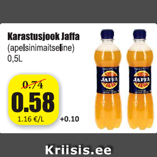 Allahindlus - Karastusjook Jaffa