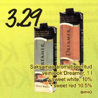 Allahindlus - Saksamaa aromatiseeritud veinijook Dreamer, 1 l