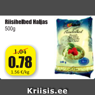 Allahindlus - Riisihelbed Haljas 500 g