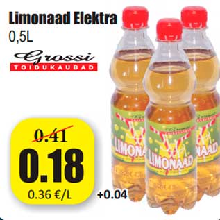 Allahindlus - Limonaad Elektra 0,5L