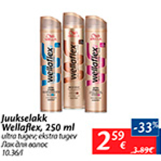 Allahindlus - Juukselakk Wellaflex, 250 ml