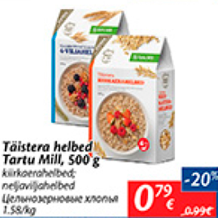 Allahindlus - Täistera helbed Tartu Mill, 500 g