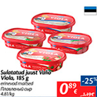 Allahindlus - Sulatatud juust Valio Viola, 185 g