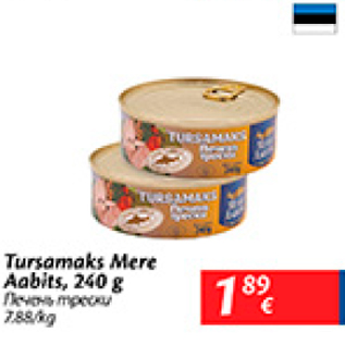 Allahindlus - Tursamaks Mere Aabits, 240 g